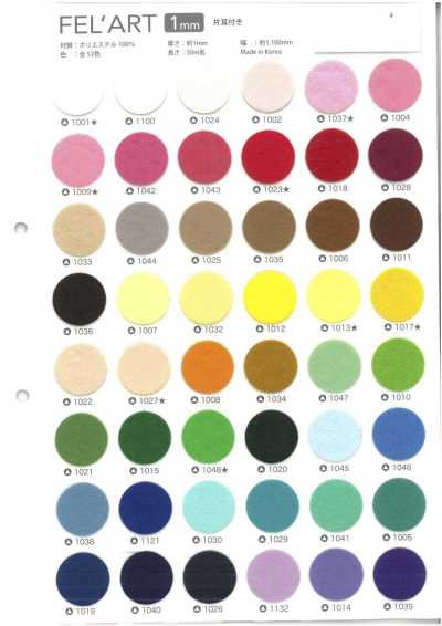 FELART-1 Feruato Dày 1mm, Có Một Bên Biên