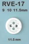 RVE17 Cúc Vỏ Trai 4 Lỗ, Vỏ Trai Nước Ngọt