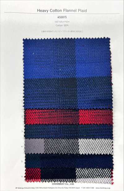 4SG015 Vải Dạ Flannel Cotton Dày Caro