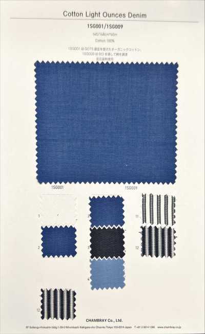 1SG009 Vải Bò Cotton Nhẹ Ký