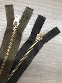 4-G-CO-OR Dây Khoá Kéo WALDES ® Vintage, Màu đồng đỏ, 4 Kích Cỡ, Mở Băng Cotton Dây Khoá Kéo Asahi Ảnh phụ