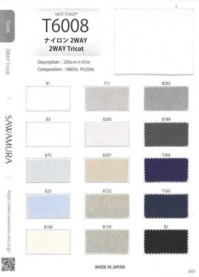 T6008 Nylon 2 Chiều