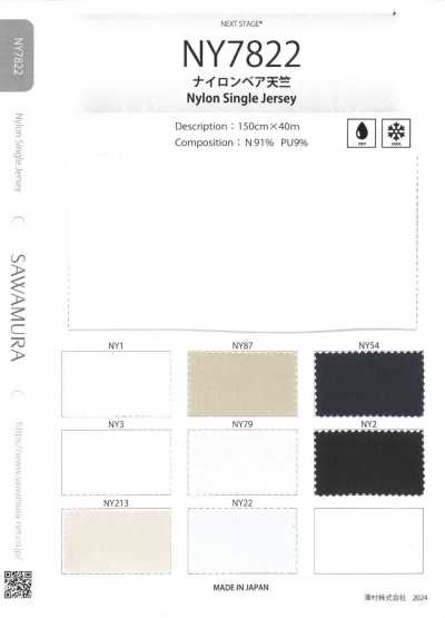 NY7822 Vải Tenjiku Nylon Co Giãn