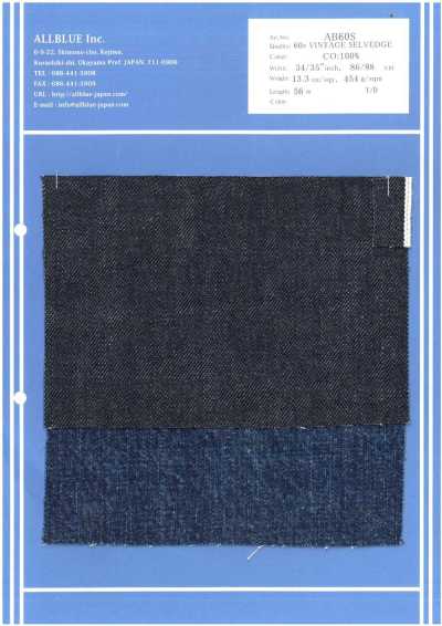 AB60S Vintage selvedge 60s
