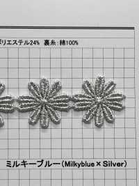 25903S Màu Công Chúa Hóa Học Lấp Lánh Bạc[Ren / Đăng Ten] Kyowa Lace Ảnh phụ