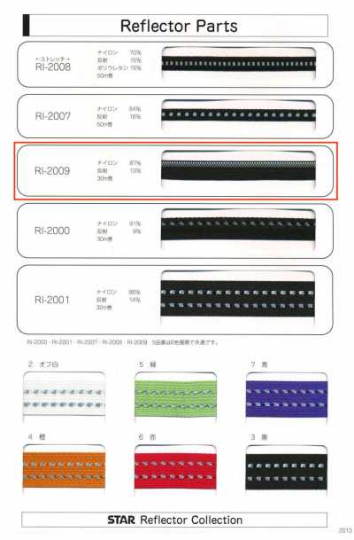 RI-2009 RI-2009 Phụ Kiện Phản Quang (Rộng Khoảng 10MM)