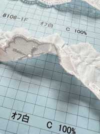 8106-1F Ren / Đăng Ten Bèo Cotton Kyowa Lace Ảnh phụ