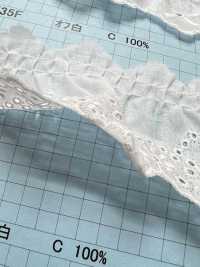 23535F Ren / Đăng Ten Bèo Cotton Kyowa Lace Ảnh phụ