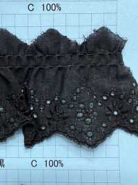 23535-19F Ren / Đăng Ten Bèo Cotton Kyowa Lace Ảnh phụ