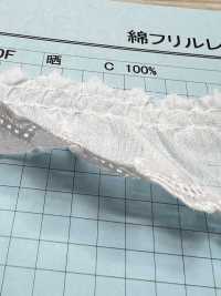 T23400F Ren / Đăng Ten Bèo Cotton Kyowa Lace Ảnh phụ