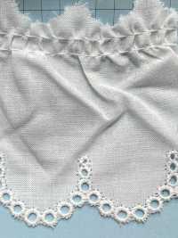 23439-1F Ren / Đăng Ten Bèo Cotton Kyowa Lace Ảnh phụ