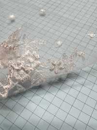 T24051-T15 Ren Thêu Vải Tuyn Ren / Đăng Ten Kyowa Lace Ảnh phụ