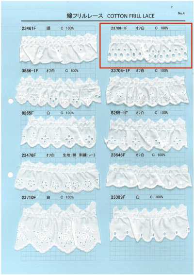 23708-1F Ren Bèo Nhún Cotton
