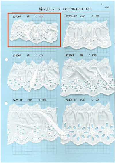 23706F đăng Ten Bèo Cotton