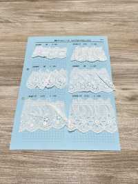 23709-1F Ren / Đăng Ten Bèo Cotton Kyowa Lace Ảnh phụ