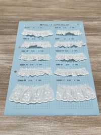 8086-1F Ren / Đăng Ten Bèo Cotton Kyowa Lace Ảnh phụ