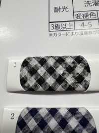 2525-4F Băng 4 Lớp T/C Gingham (ô Vuông Vừa)[Ruy Băng, Băng, Dây] TOPMAN Ảnh phụ