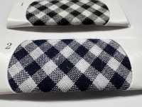 2525-4F Băng 4 Lớp T/C Gingham (ô Vuông Vừa)[Ruy Băng, Băng, Dây] TOPMAN Ảnh phụ