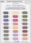 2525-4F Băng Bốn Lớp T/C Gingham (Kẻ Caro Cỡ Trung Bình)
