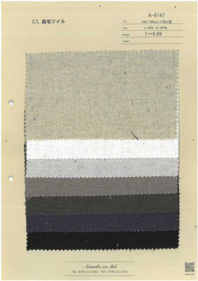 A-8147 Vải Twill Xù C/L