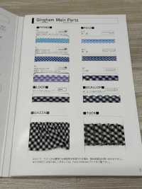 1000-BT Dây Viền Xéo Cắt Sẵn Chéo Phẳng Gingham 1000 T/C[Ruy Băng, Băng, Dây] STAR BRAND (Hoshika) Ảnh phụ