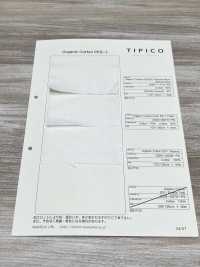 OGN-2073-PS Bông/vải Lanh Hữu Cơ 20/1 Poplin P Tẩy Trắng[Vải] TIPICO (Dệt May Kuwamura) Ảnh phụ
