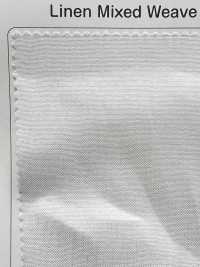 TPT-4020-PS Vải Lanh X Bông Hữu Cơ Poplin P Tẩy Trắng TIPICO (Dệt May Kuwamura) Ảnh phụ
