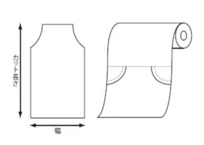 41924 Bọc Cuộn Phẳng PE Rộng 500mm×1500mm