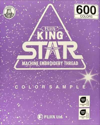 FUJIX-SAMPLE-30 Catalogue Sản Phẩm Chỉ Thêu Máy May Công Nghiệp King Star