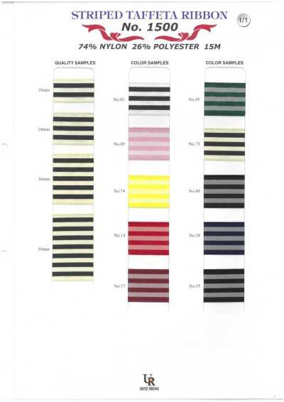 1500 Lụa Taffeta Kẻ Sọc