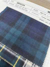 SB4234 Vải Tartan Lông Xù 30/2 SHIBAYA Ảnh phụ