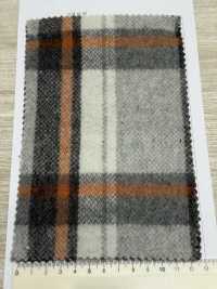 85352 Re WOOL Vải Chambray Lông Xù Kẻ Caro PARICA Ảnh phụ