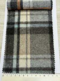 85352 Re WOOL Vải Chambray Lông Xù Kẻ Caro PARICA Ảnh phụ