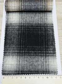 85352 Re WOOL Vải Chambray Lông Xù Kẻ Caro PARICA Ảnh phụ