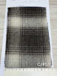 85352 Re WOOL Vải Chambray Lông Xù Kẻ Caro PARICA Ảnh phụ
