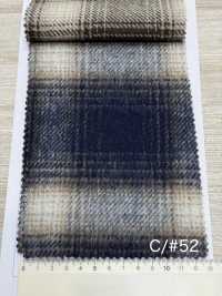 85352 Re WOOL Vải Chambray Lông Xù Kẻ Caro PARICA Ảnh phụ