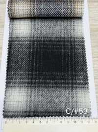 85352 Re WOOL Vải Chambray Lông Xù Kẻ Caro PARICA Ảnh phụ