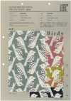 850508 SEVENBERRY® Vải Slub Kiểu Linen Birds