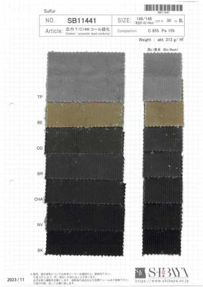 SB11441 Khổ Rộng T/C 14W Corduroy