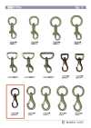TRIGGER-SNAP-HOOK-4 Đầu Tròn Aminas Cỡ Nhỏ 12mm