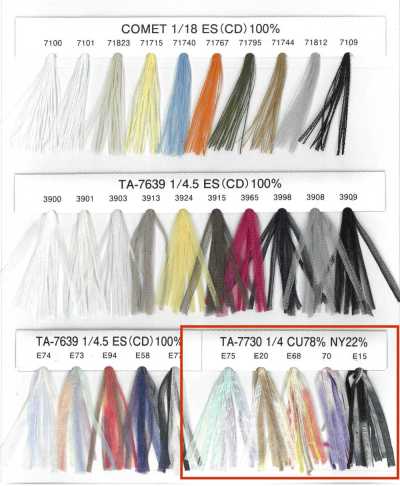 TA-7730-MIX Sợi Kiểu Cách, Sợi Băng
