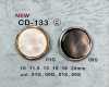 CD-133 Cúc Kim Loại Phía Sau Có Viền