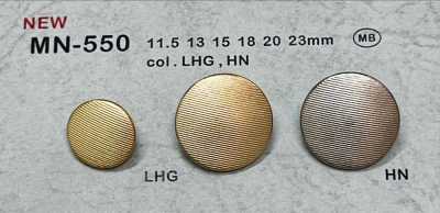 MN-550 Cúc Kim Loại, Chân Sau, Không Viền