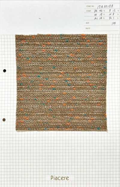 17A5018R Vải Tweed Nút Màu