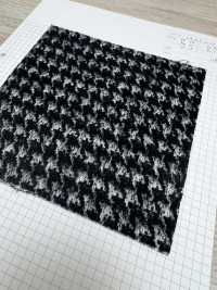 24A5121E Hoạ Tiết Răng Cưa Jacquard Lông Xù Mohair Houndstooth[Vải] Piacere Ảnh phụ