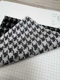 24A5121E Hoạ Tiết Răng Cưa Jacquard Lông Xù Mohair Houndstooth[Vải] Piacere Ảnh phụ