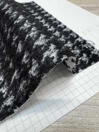24A5121E Hoạ Tiết Răng Cưa Jacquard Lông Xù Mohair Houndstooth[Vải] Piacere Ảnh phụ