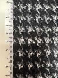 24A5121E Hoạ Tiết Răng Cưa Jacquard Lông Xù Mohair Houndstooth[Vải] Piacere Ảnh phụ