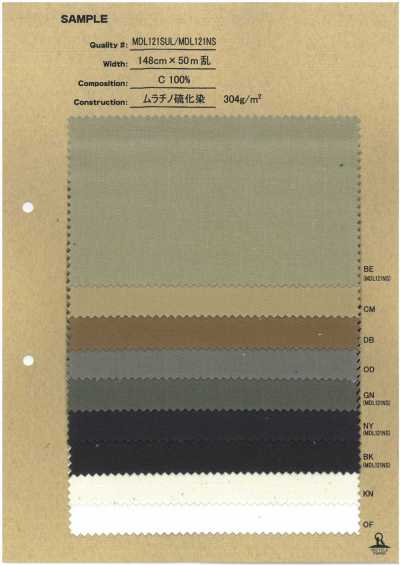 MDL121SUL Vải Chino Loang Nhuộm Lưu Huỳnh