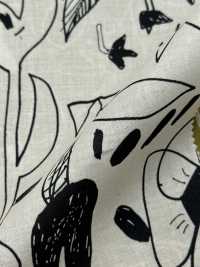 7025-1610-10 60 Hoa Doodle Vải Cotton Lawn Cỏ Hokkoh Ảnh phụ